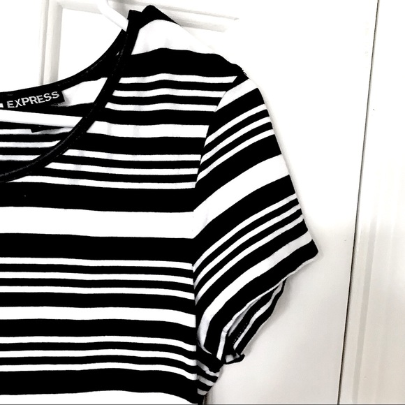 🆕🔥EXPRESS STYLISH&CHIC FAUX LEATHER COLLAR TRIMMED/ZIPPER UP BACK/FORM FITTING - Picture 5 of 13